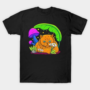 Psychedelic Trippy Pet - Jungle Cat T-Shirt